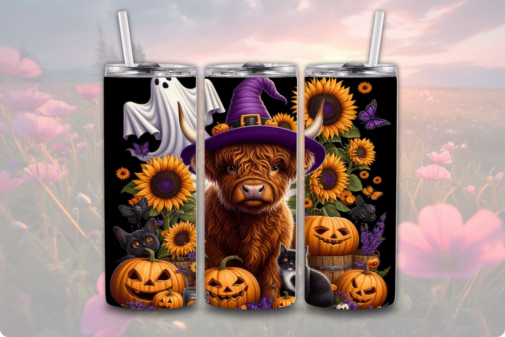 Halloween Highland Cow - Digital Download