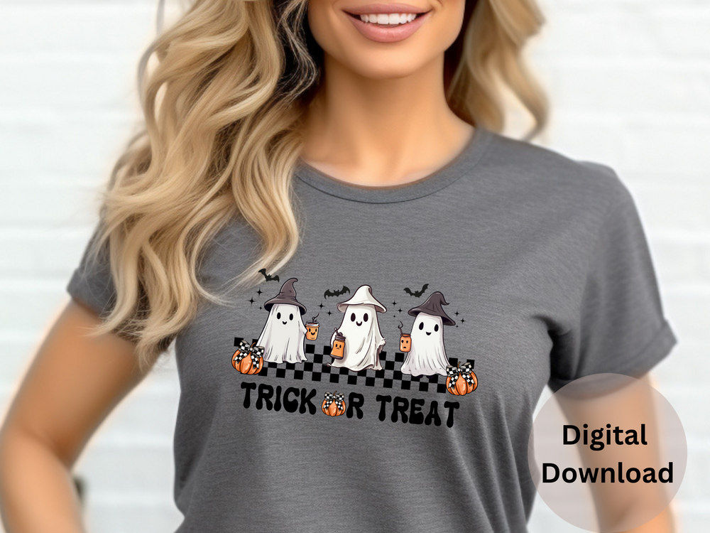 Halloween - Ghost Coffee PNG  - Digital Download