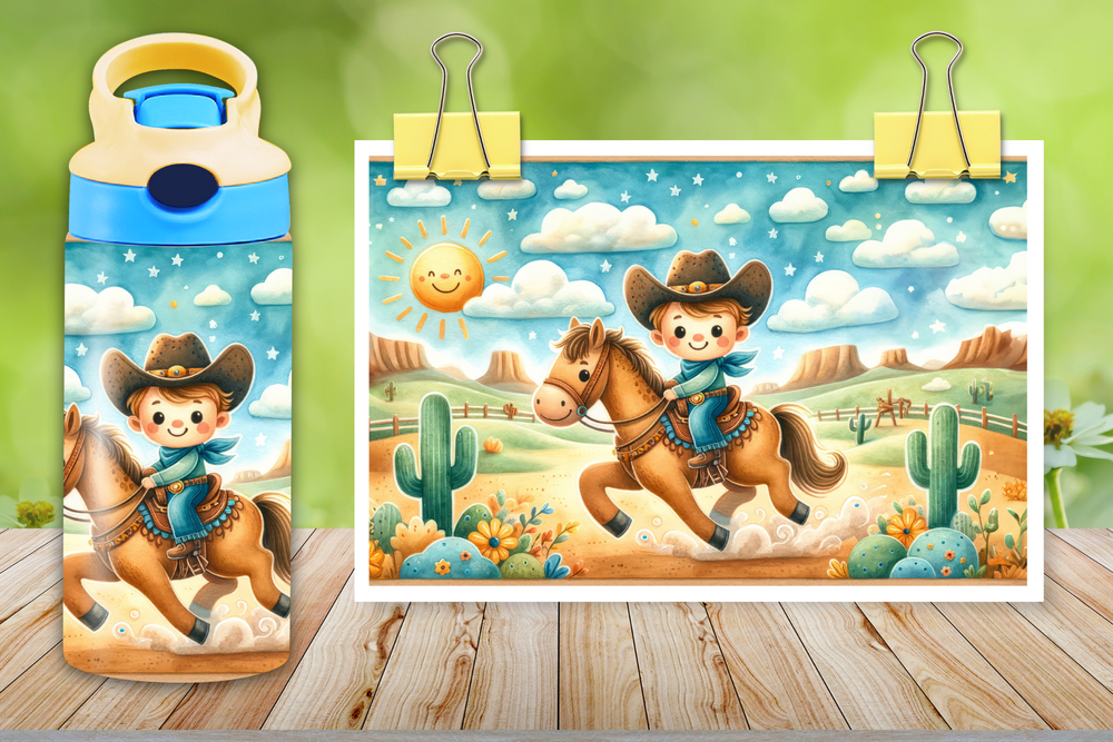 Cowboy Kids 12oz Sippy - Digital Download