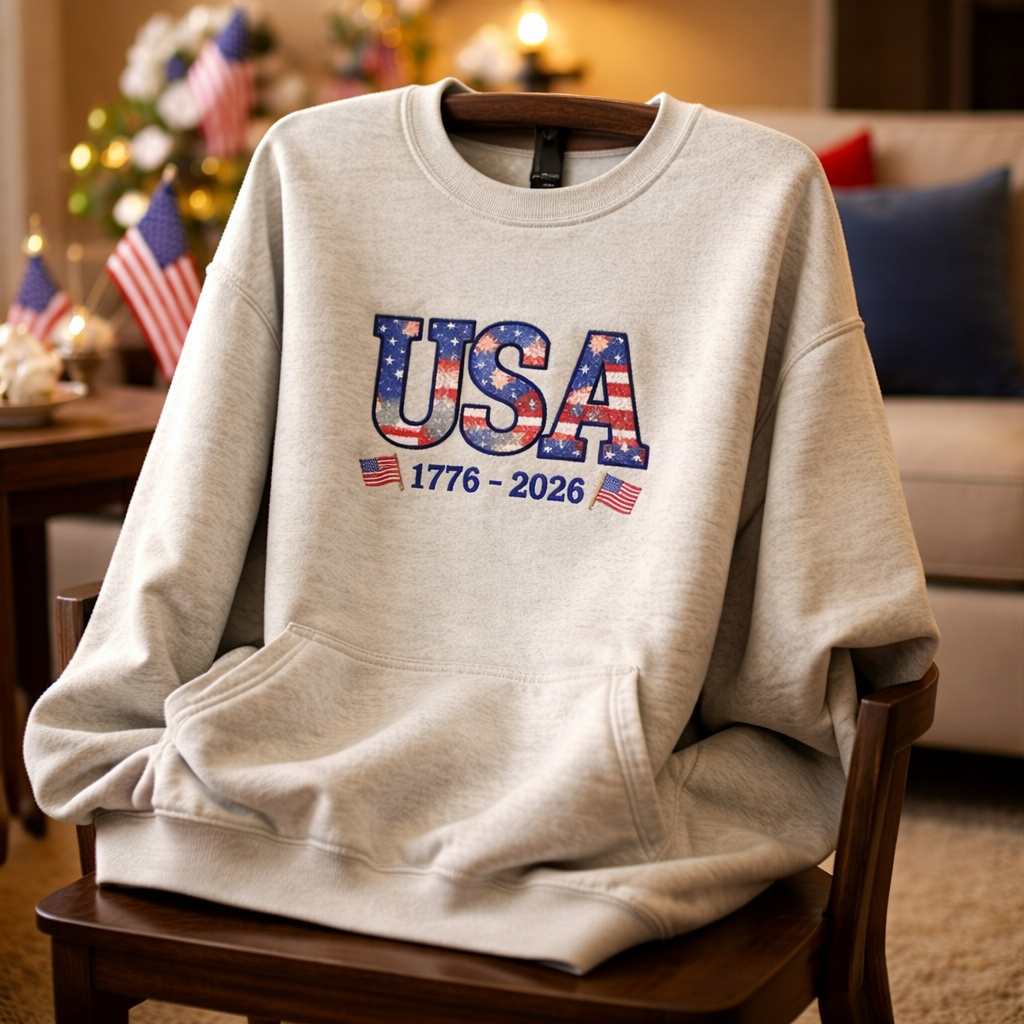 Crewneck Pocket Adult Embroidery