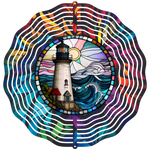 Load image into Gallery viewer, Lighthouse 1 - Wind Spinner
