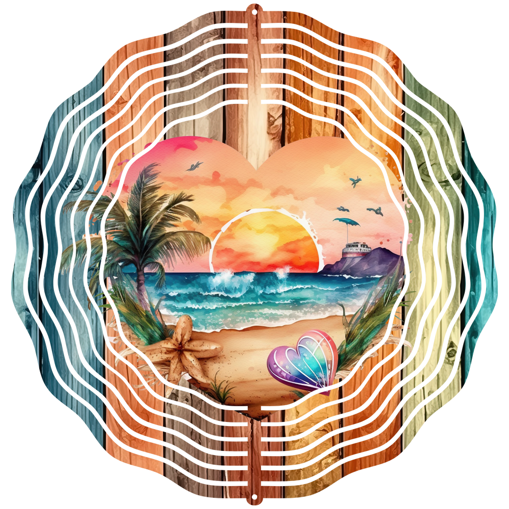 Beach Life 2- Wind Spinner