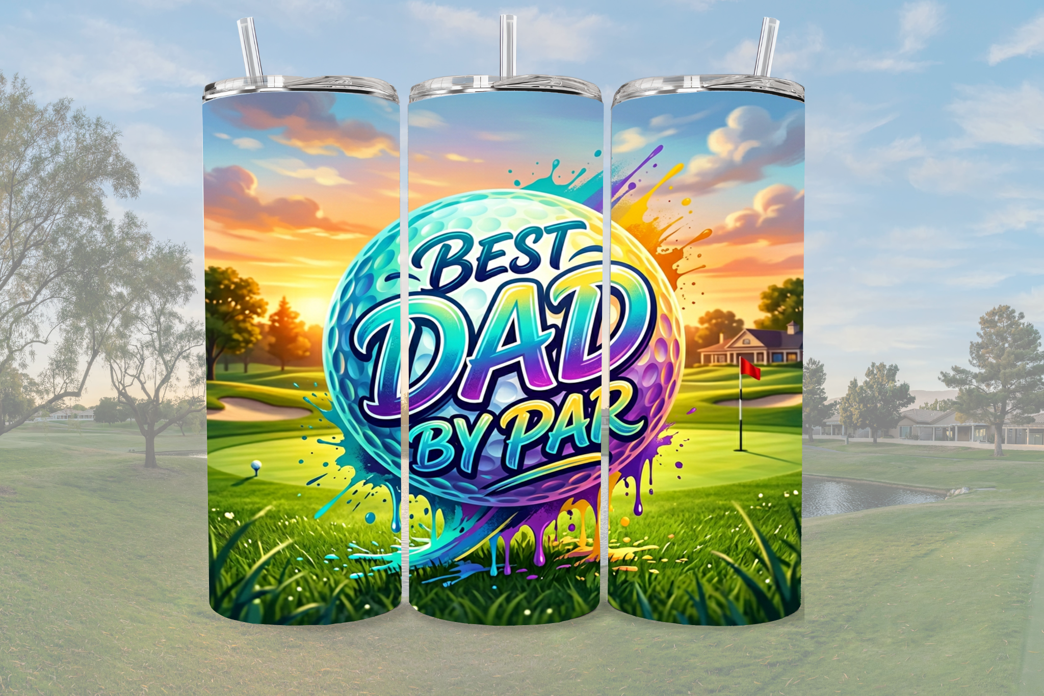 Best Dad By Par -  Tumbler Digital Download