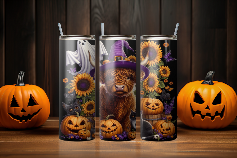 Halloween Highland Cow - Digital Download