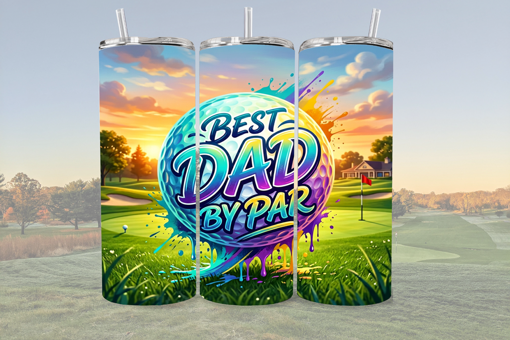 Best Dad By Par -  Tumbler Digital Download
