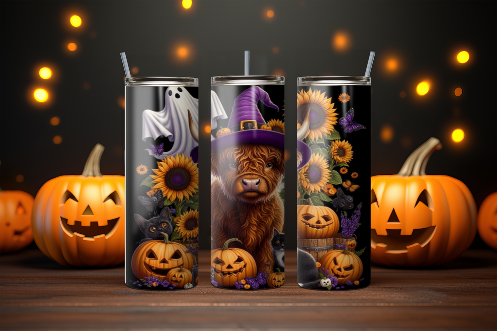 Halloween Highland Cow - Digital Download