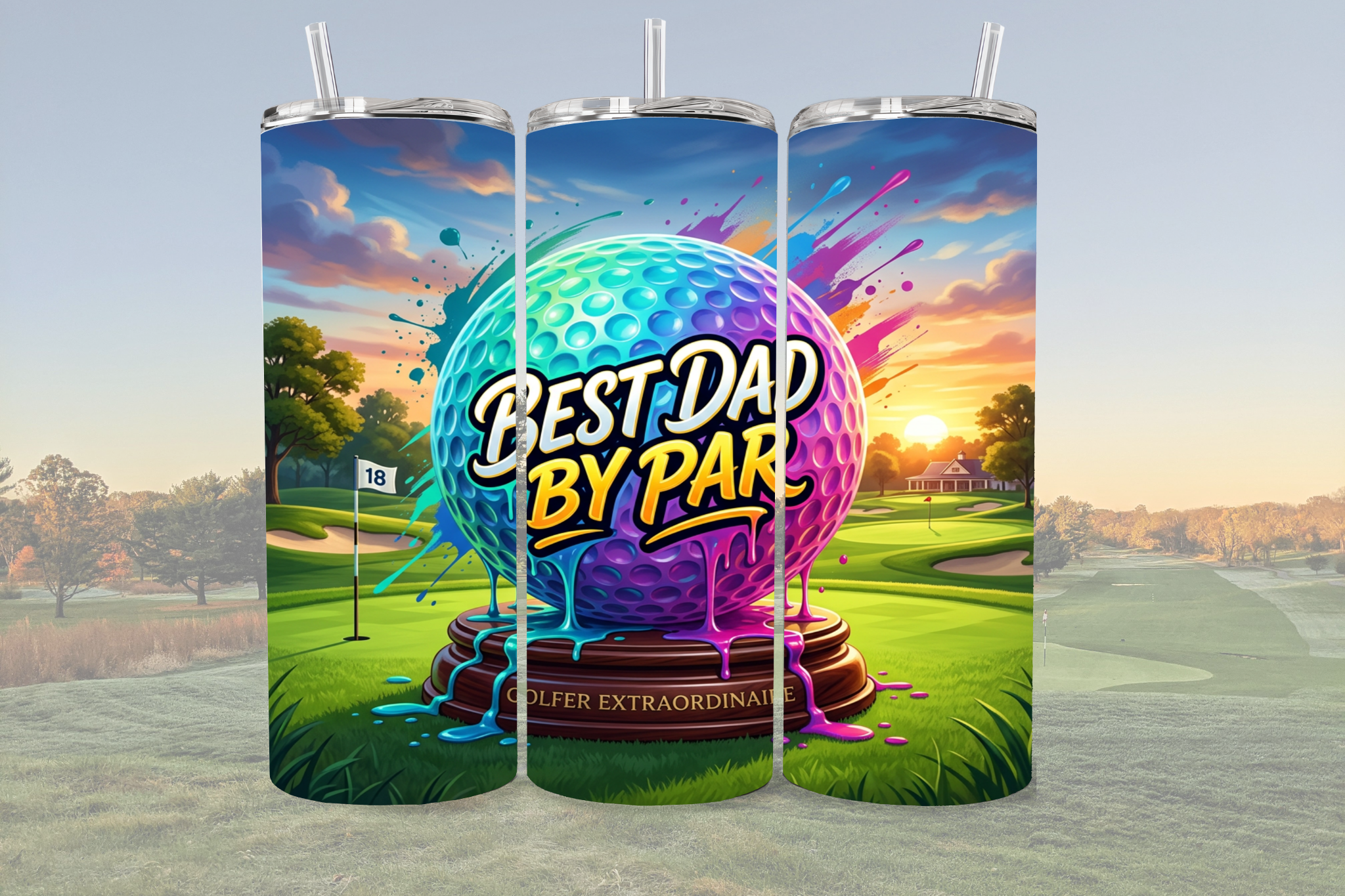 Golfer Extraordinaire By Par- Tumbler Digital Download
