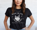 Load image into Gallery viewer, Bride - Ride Or Die - Adult T-Shirt
