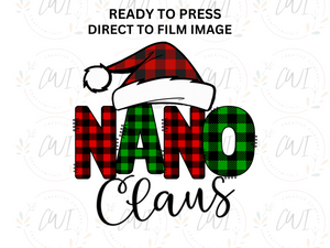 Christmas Nano Claus - DTF Transfer