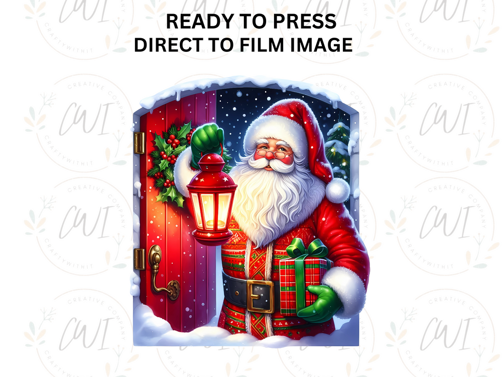 Christmas Santa Claus - Direct To Film Transfer