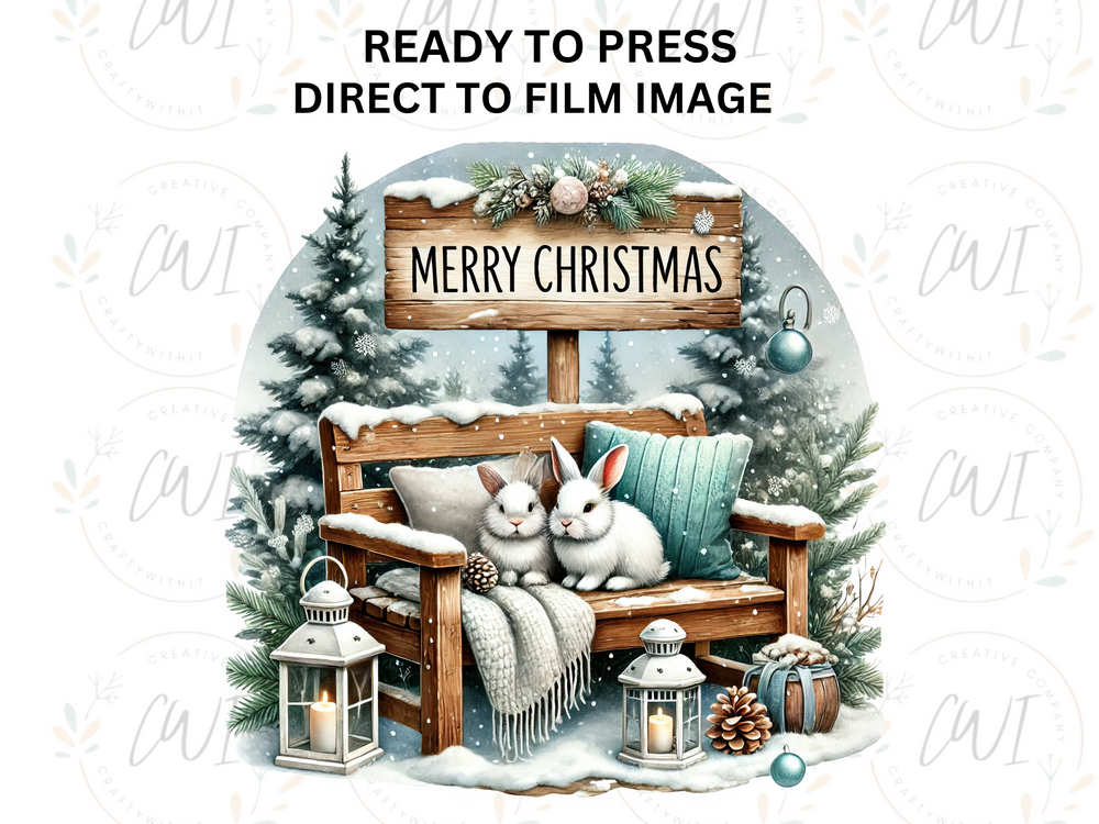 Christmas Rustic - Direct To Film Transfer