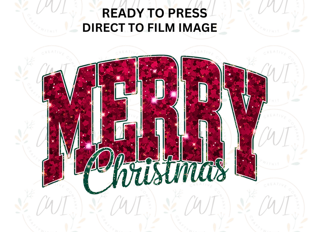Christmas Merry Christmas - DTF Transfer