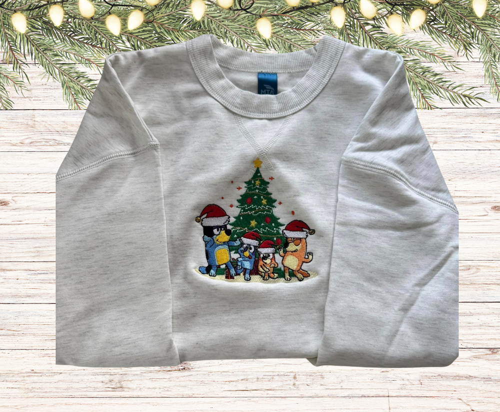 Bluey Christmas - Embroidery
