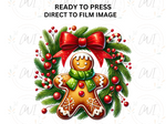 Load image into Gallery viewer, Christmas Gingerbread Man - Direct To Film Transfer
