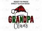 Load image into Gallery viewer, Christmas Grandpa Claus - DTF Transfer
