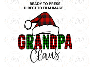 Christmas Grandpa Claus - DTF Transfer