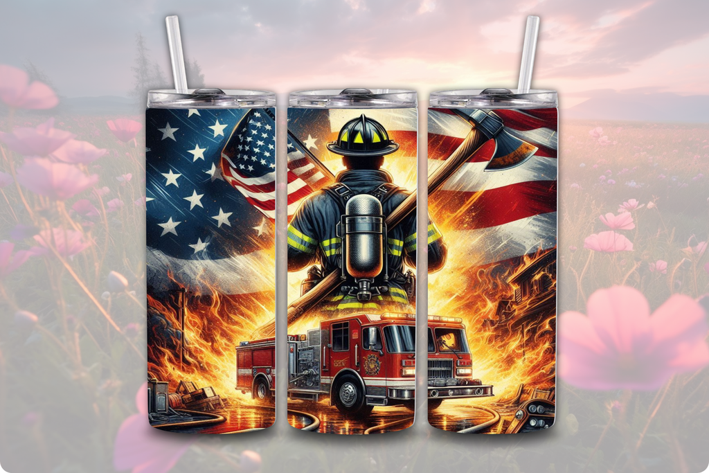 Fireman - Tumbler Digital Download