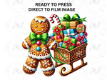 Load image into Gallery viewer, Christmas Gingerbread Man - Direct To Film Transfer
