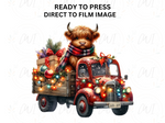 Load image into Gallery viewer, Christmas Highland Cow - Direct To Film Transfer
