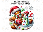 Load image into Gallery viewer, Christmas Gingerbread Man - Direct To Film Transfer
