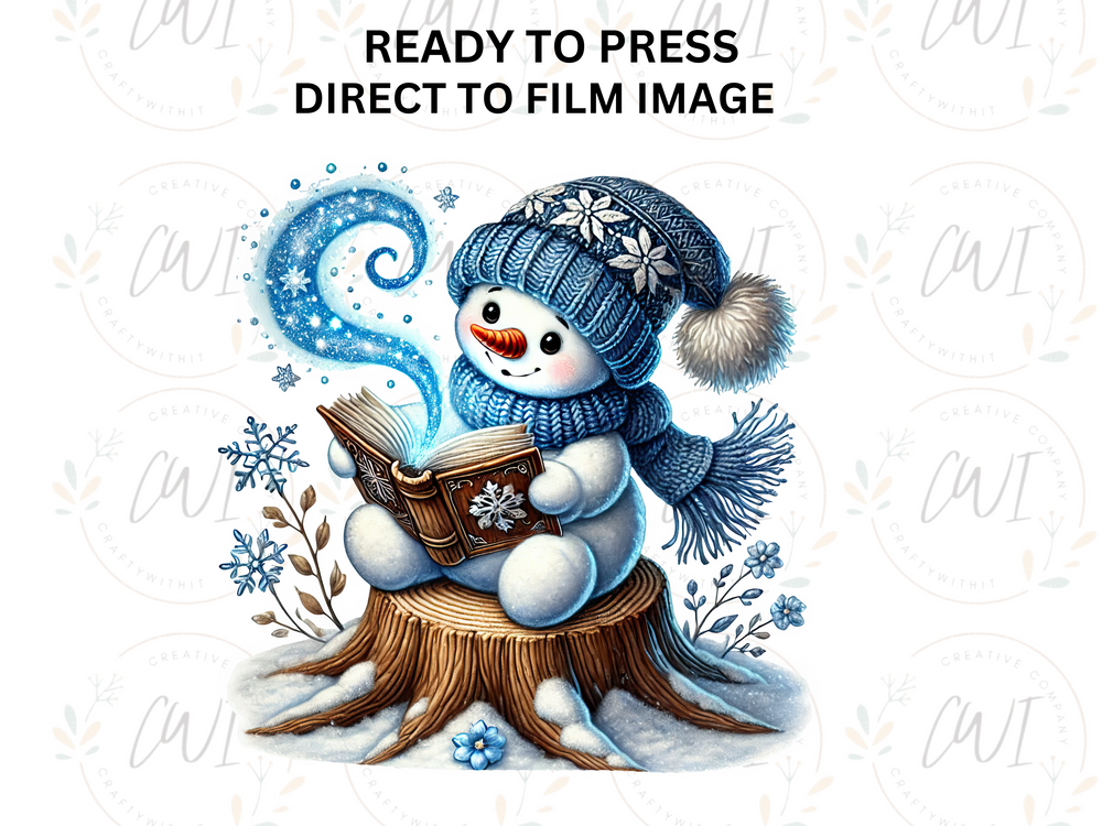Christmas Snowmen - Direct To Film Transfer