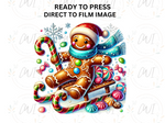 Load image into Gallery viewer, Christmas Gingerbread Man - Direct To Film Transfer
