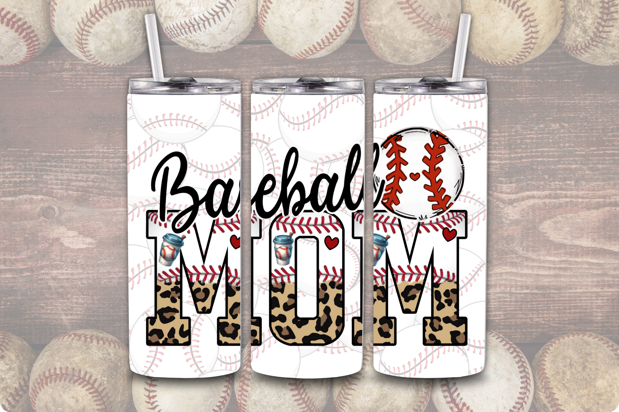 Baseball Mom Tumbler - Tumbler Digital Download