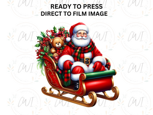 Christmas Santa Claus - Direct To Film Transfer