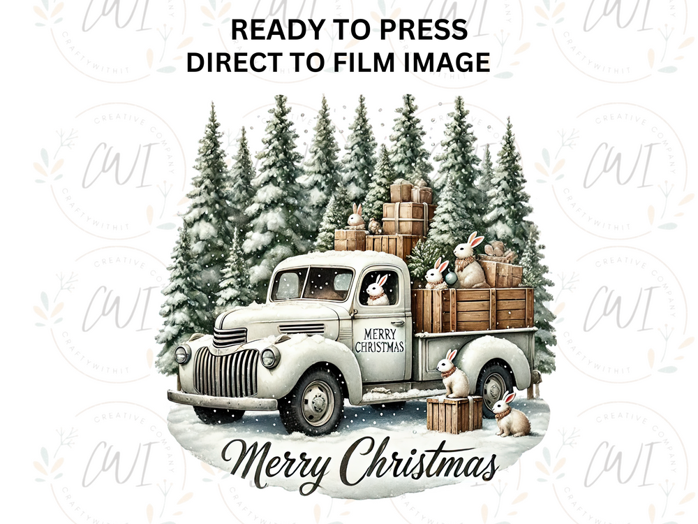 Christmas Rustic - Direct To Film Transfer