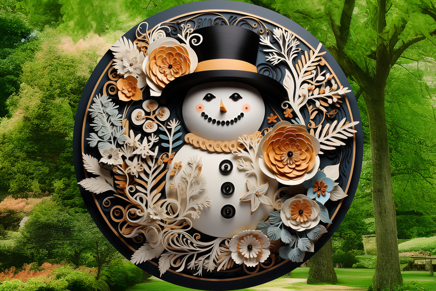 Snowman 1 - Wind Spinner