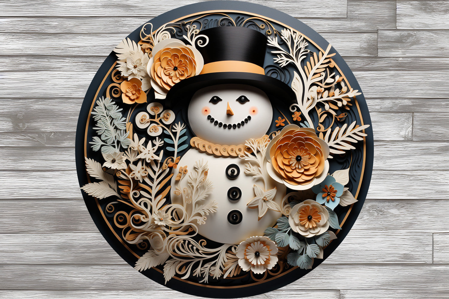 Snowman 1 - Wind Spinner