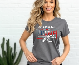 I'm Voting For Trump - Adult T-Shirt