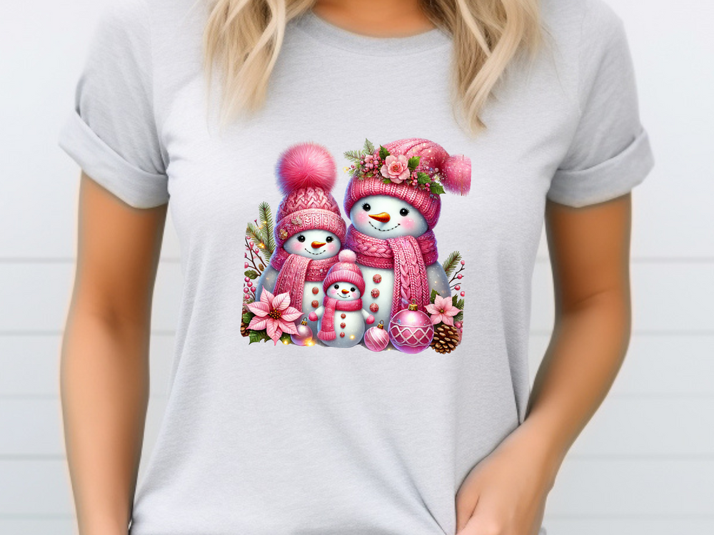 Christmas Snowmen - Direct To Film Transfer