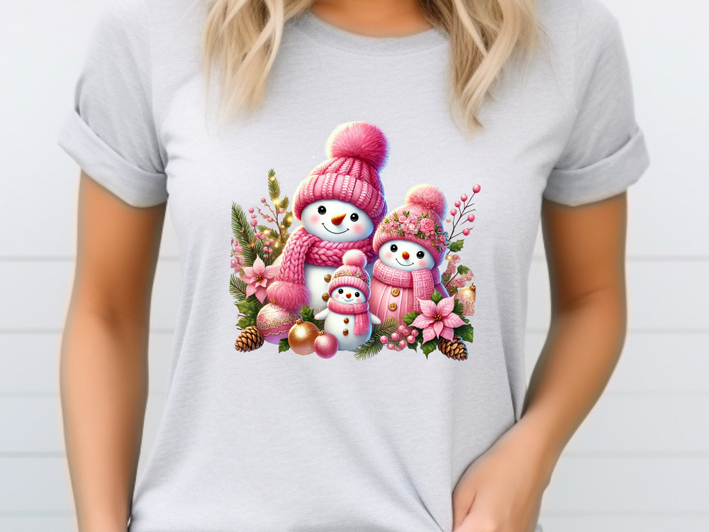 Christmas Snowmen - Direct To Film Transfer