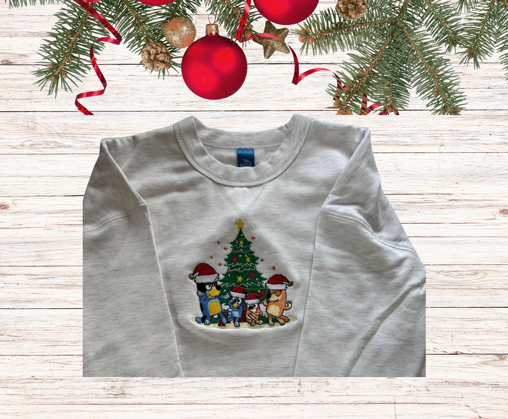 Bluey Christmas - Embroidery