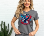 Load image into Gallery viewer, Bald Eagle God Bless America - Adult T-Shirt
