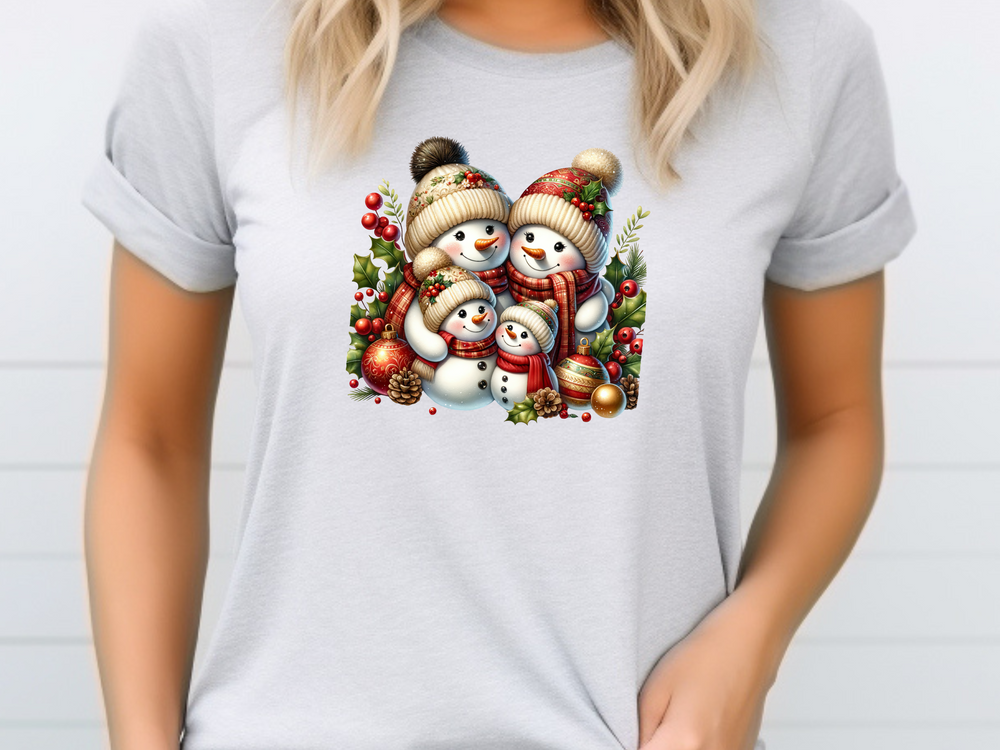 Christmas Snowmen - Direct To Film Transfer