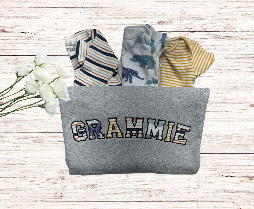 Grandparent Keepsake  -  Hoodie Adult Embroidery