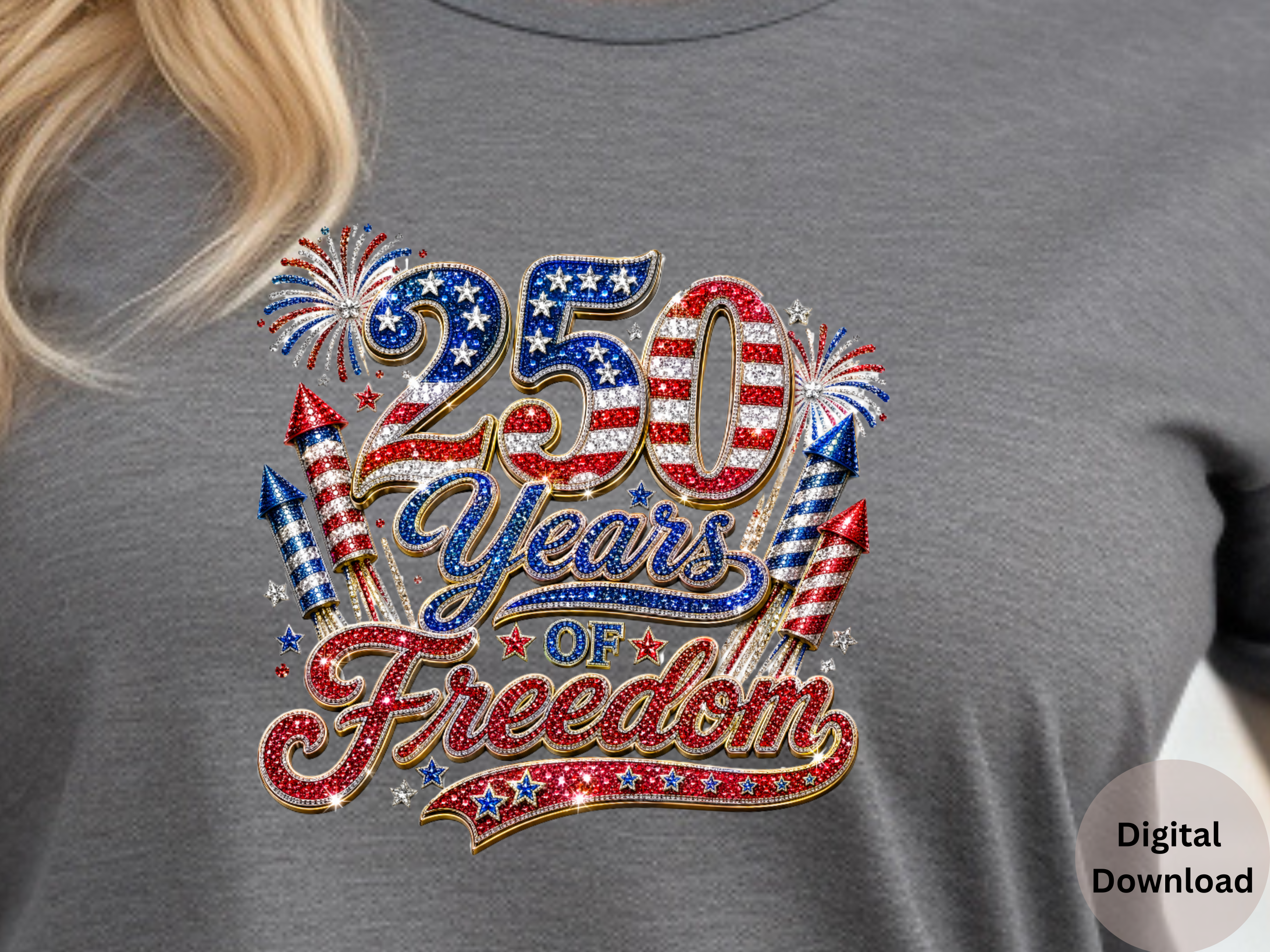 American 250 Years - PNG Digital Download