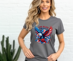 Load image into Gallery viewer, Bald Eagle God Bless America - Adult T-Shirt
