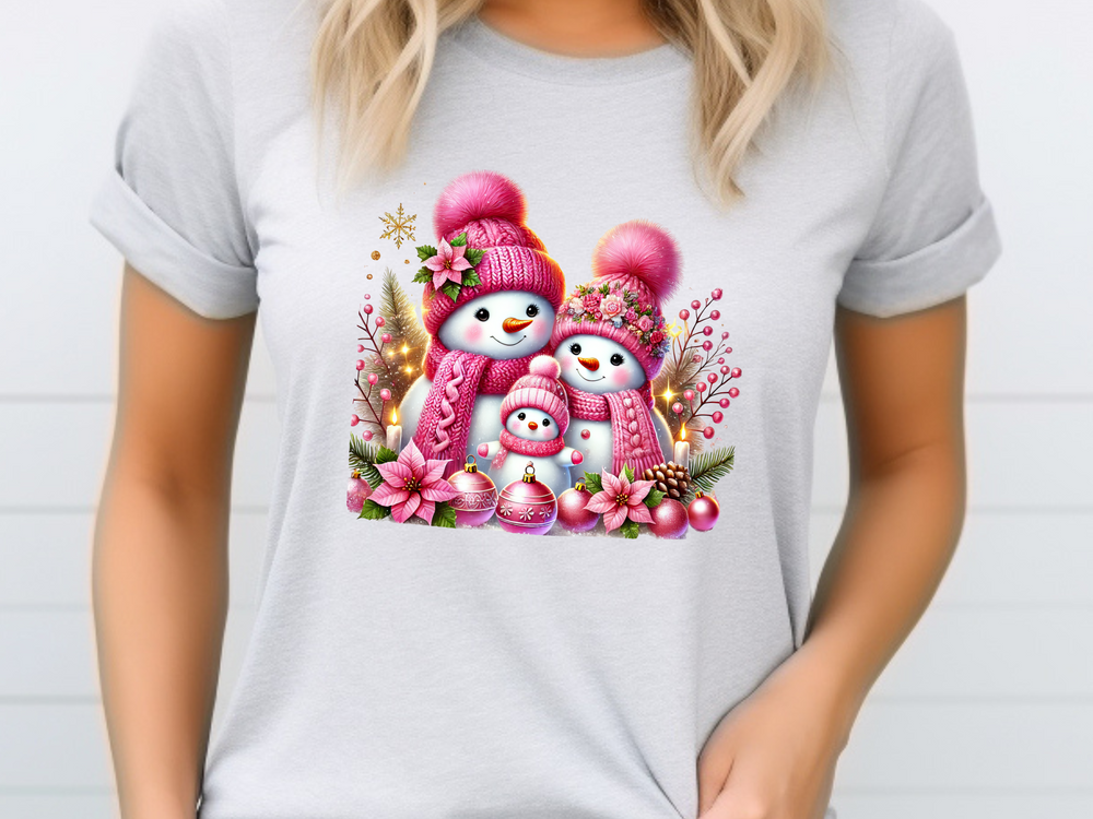 Christmas Snowmen - Direct To Film Transfer