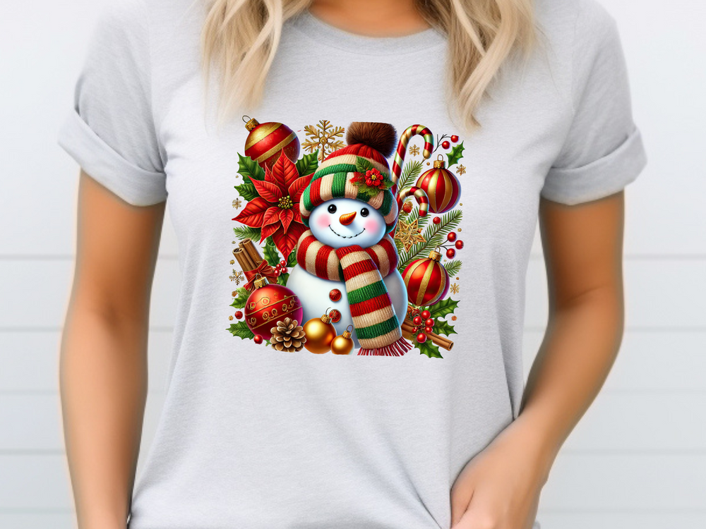 Christmas Snowmen - Direct To Film Transfer