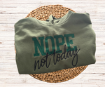 Load image into Gallery viewer, Nope Not Today  -  Hoodie Embroidery
