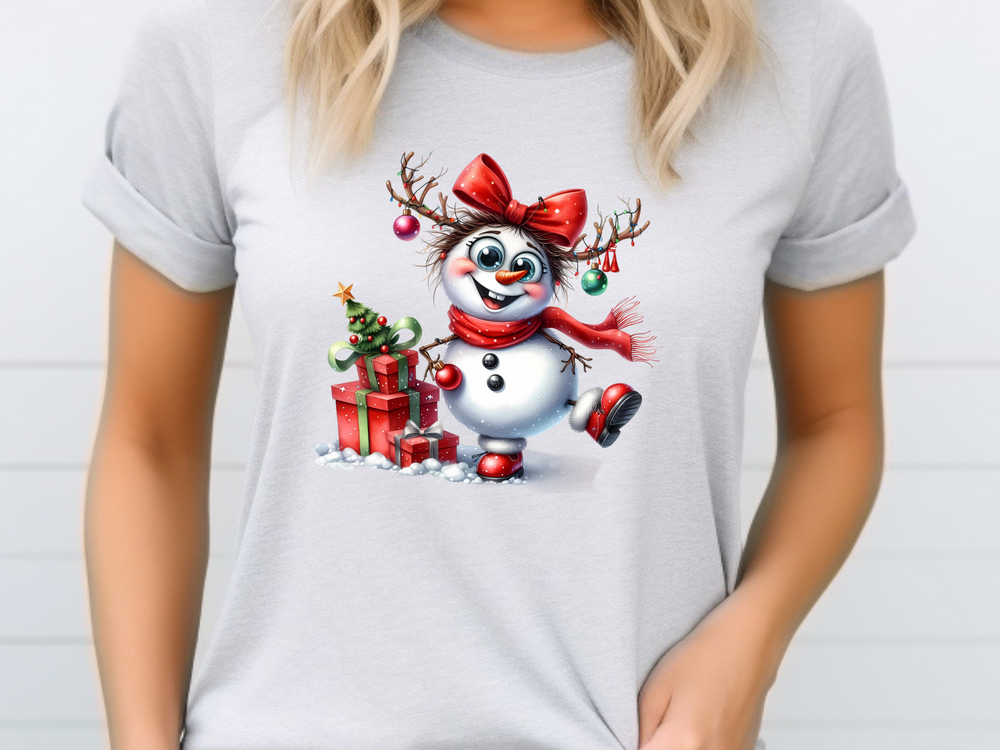 Christmas Snowmen - Direct To Film Transfer