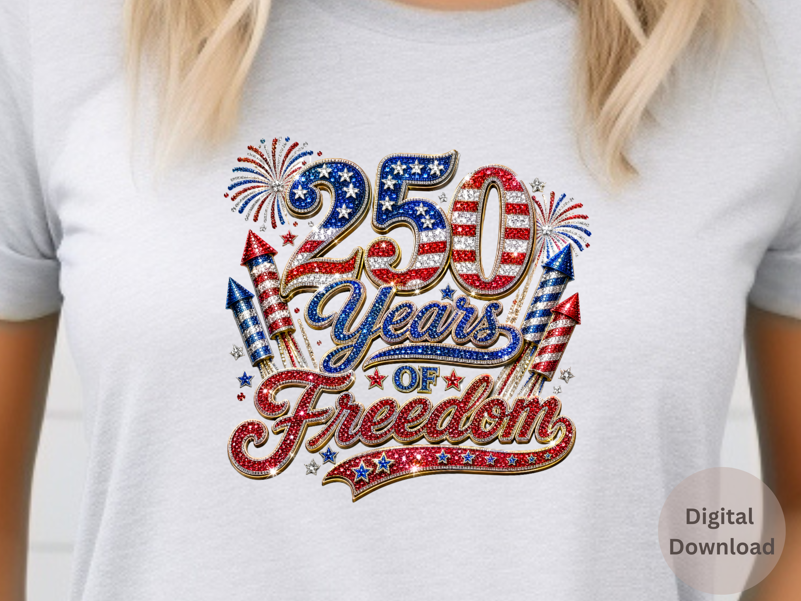 American 250 Years - PNG Digital Download