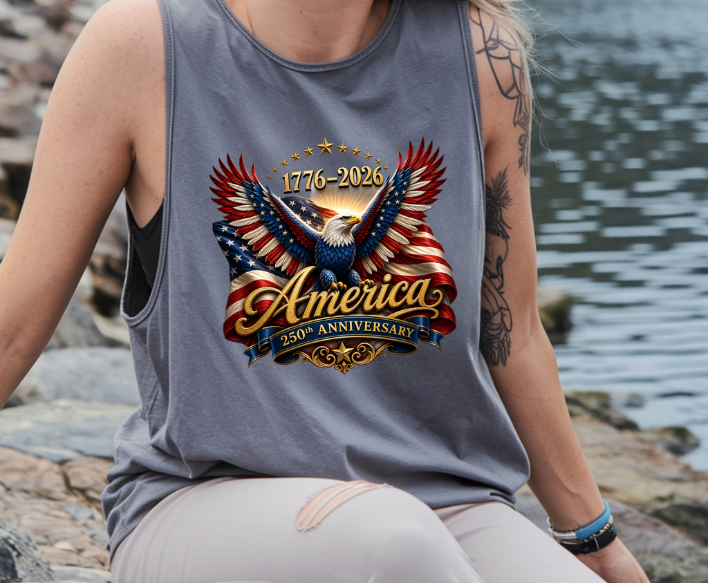 Patriotic 250 Years  - Adult Direct To Film Transfer