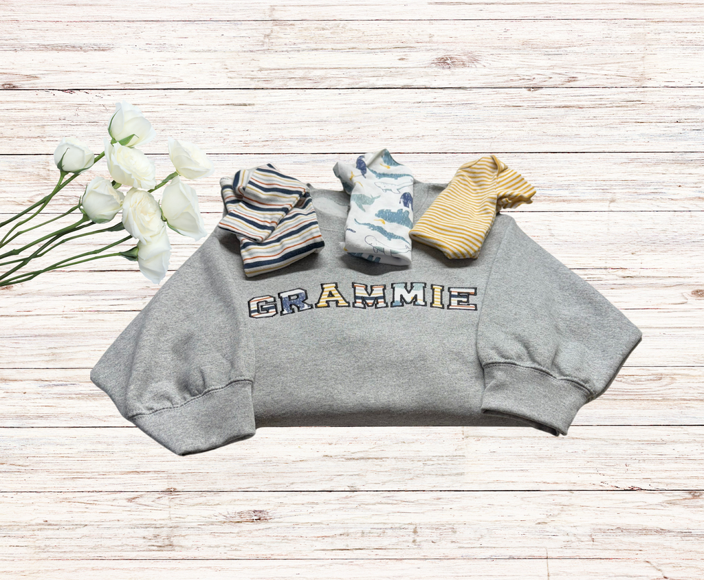 Grandparent Keepsake  -  Hoodie Adult Embroidery