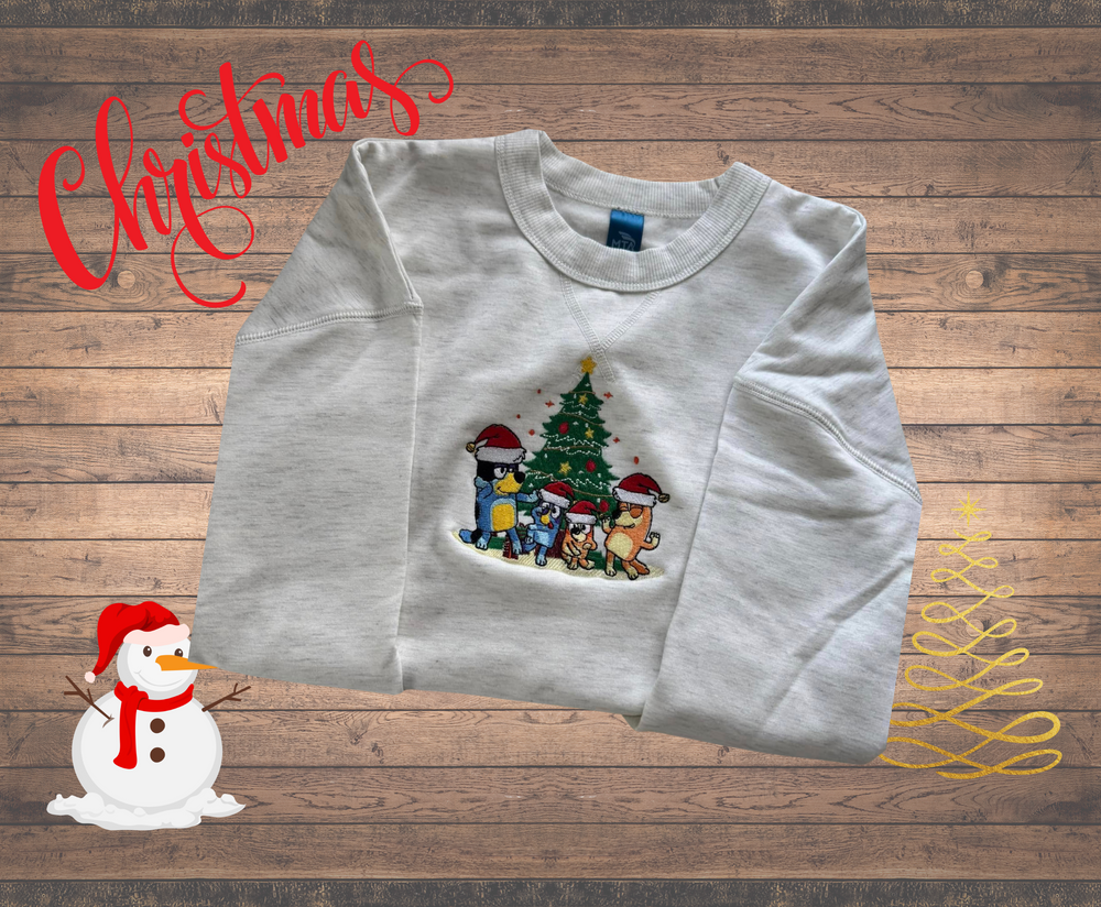 Bluey Christmas - Embroidery