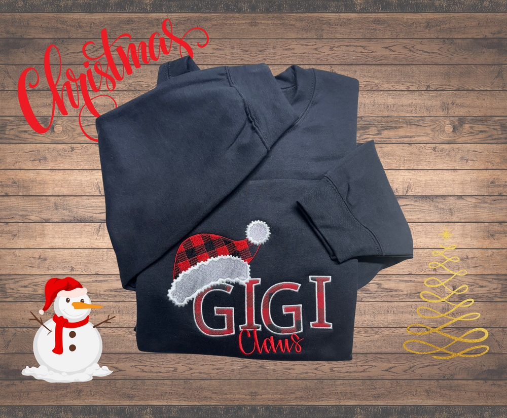 Gigi Claus -  Hoodie Embroidery