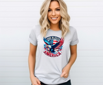 Load image into Gallery viewer, Bald Eagle God Bless America - Adult T-Shirt
